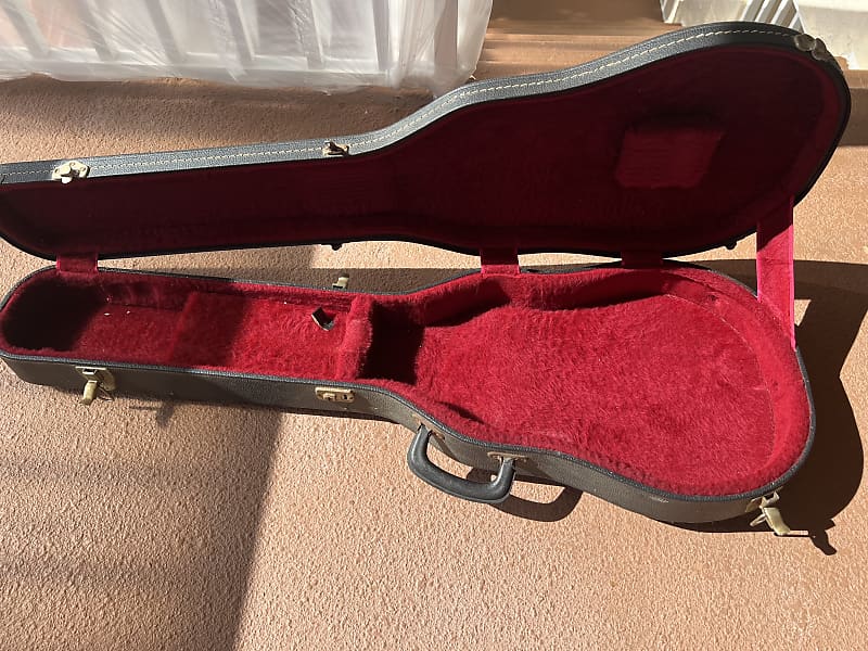 Gibson Les Paul Case 7274 Black Tolex Reverb