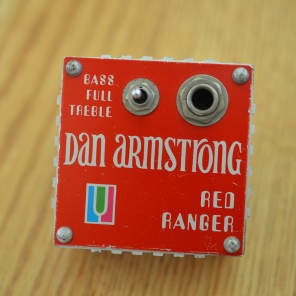 Musitronics Dan Armstrong Red Ranger Vintage Booster late-70s Red