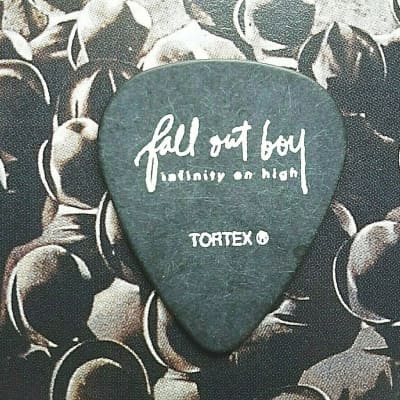 FALL OUT BOY Infinity On High Tour orange guitar pick | Reverb