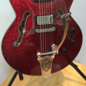 Ibanez Ibanez AFD75T Hollow Body Electric Guitar Red Sparkle 2015 image 2