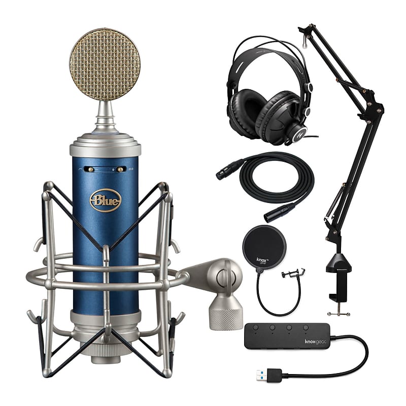 Blue Bluebird SL Studio Condenser Recording Microphone Mic+Shockmount+Headphones