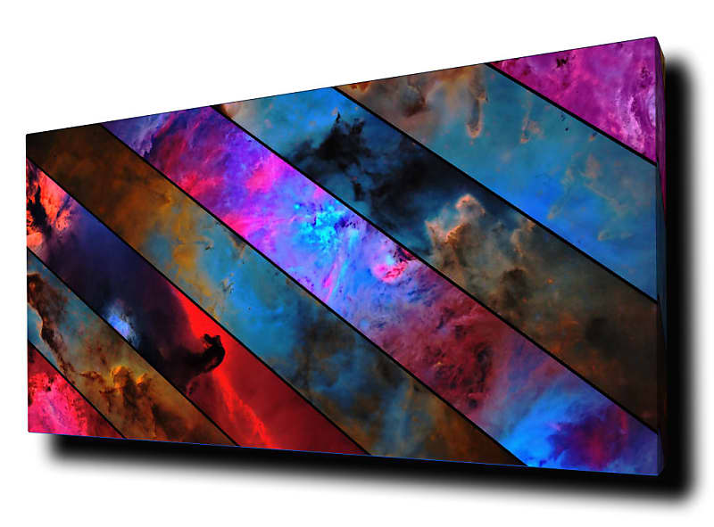 "Nebulae S" by Connor Matherne - 244 Landscape Acoustic Panel (Ceiling Mounted/No LED Backlighting) image 1