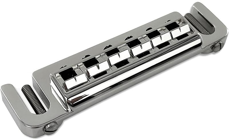 Leo Quan Badass Wraparound Bridge - Nickel with SAE Locking