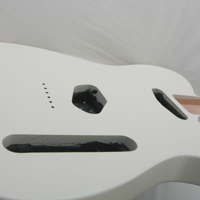 Telecaster Body / OLYMPIC WHITE/ 2-Piece Alder Nitro SATIN / (Fender Tele Specs) image 6