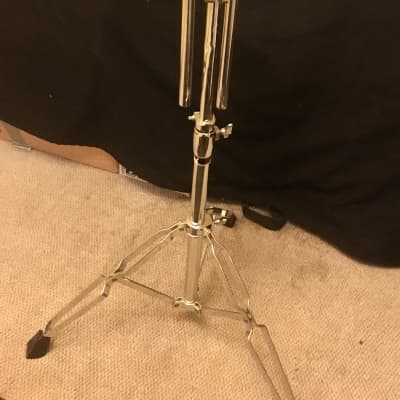 Pearl Black Label Double Tom Stand Vintage *complete* image 2