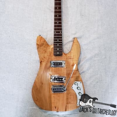 Home Brewed "Strat-o-Beast" Electric Guitar w/ Ric Pups (Natural Gloss Exotic Wood) image 13