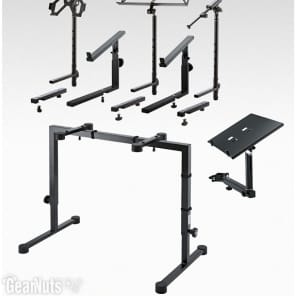K&M 18810 Omega Table-Style Keyboard Stand - Black image 5