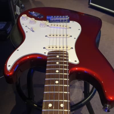 2008 Fender American Standard Stratocaster MINT Mystic Red USA Strat! Noiseless Pickups! Time Capsule Guitar! image 15