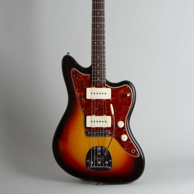 Fender  Jazzmaster Solid Body Electric Guitar (1964), ser. #L40716, black hard shell case. image 1