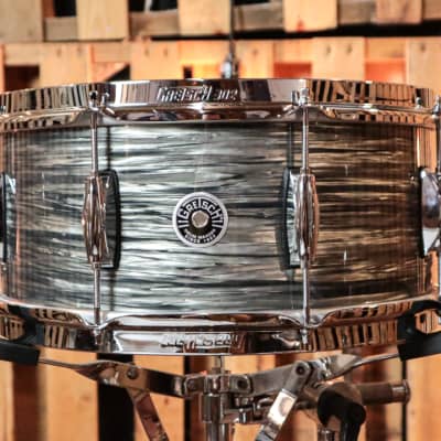 Gretsch Brooklyn Grey Oyster Nitron Drum Set - 14x20, 8x12, 14x14, 6.5x14 image 7