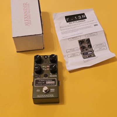 Reverb.com listing, price, conditions, and images for alexander-pedals-f-13-flanger