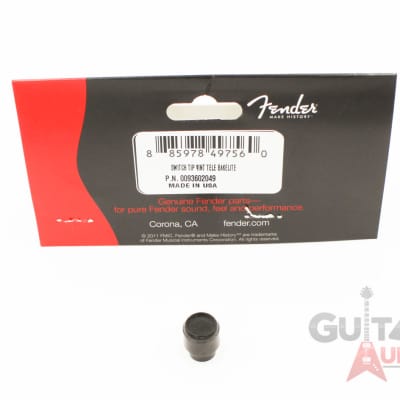 Genuine Fender Black Switch Tip for American Vintage Tele Pickup Switch image 1