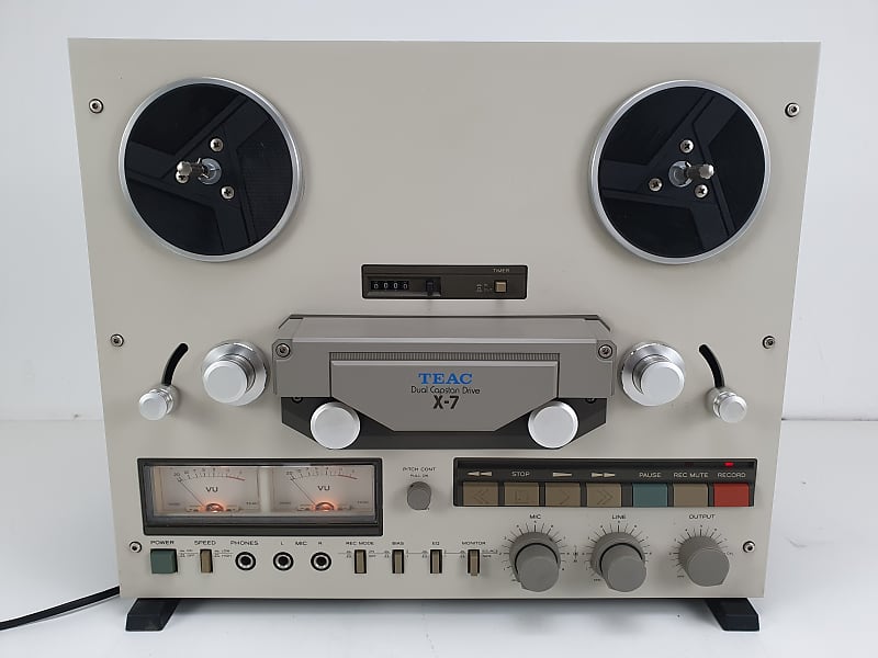 TEAC X-7 18cm reel to reel recorder  			