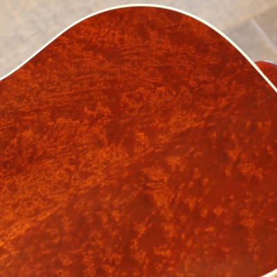 2007 Gibson Custom Shop Ren Ferguson Masterbuild J-45 Quilted Mahogany Custom Acoustic/ Electric Guitar Honey Burst w/ Double Pickguard + COA OHSC image 15