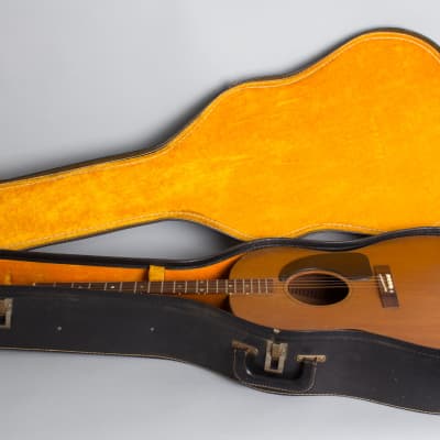 Gibson  TG-0 Flat Top Tenor Guitar (1968), ser. #520529, black chipboard case. image 10