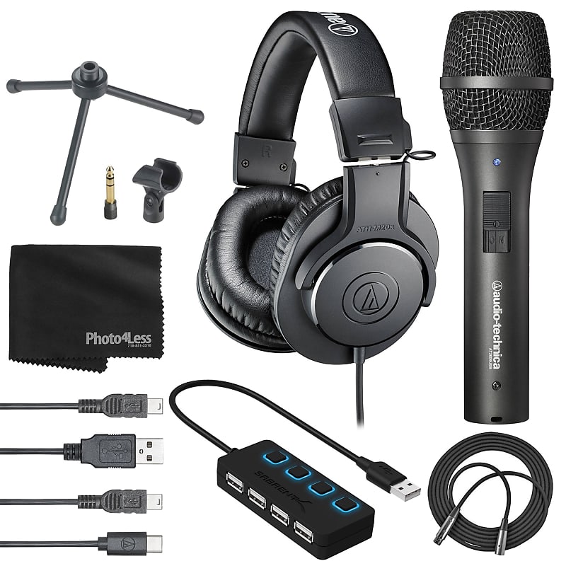 AudioTechnica AT2005USB Cardioid Dynamic USB/XLR Microphone Reverb