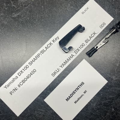 ORIGINAL Yamaha Replacement SHARP/BLACK Key (CB040450) for DX100, CS01