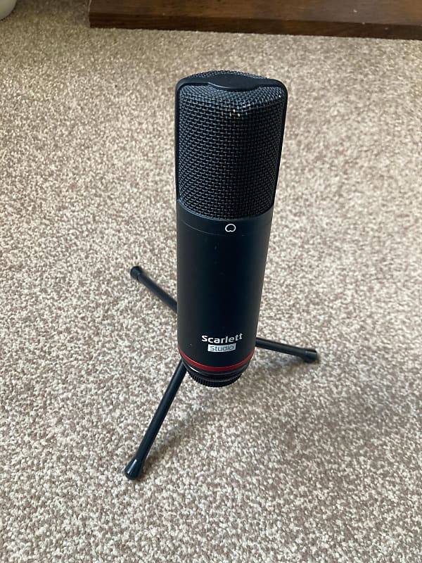 Focusrite Scarlett Microphone 2019-Present - Matte Black | Reverb