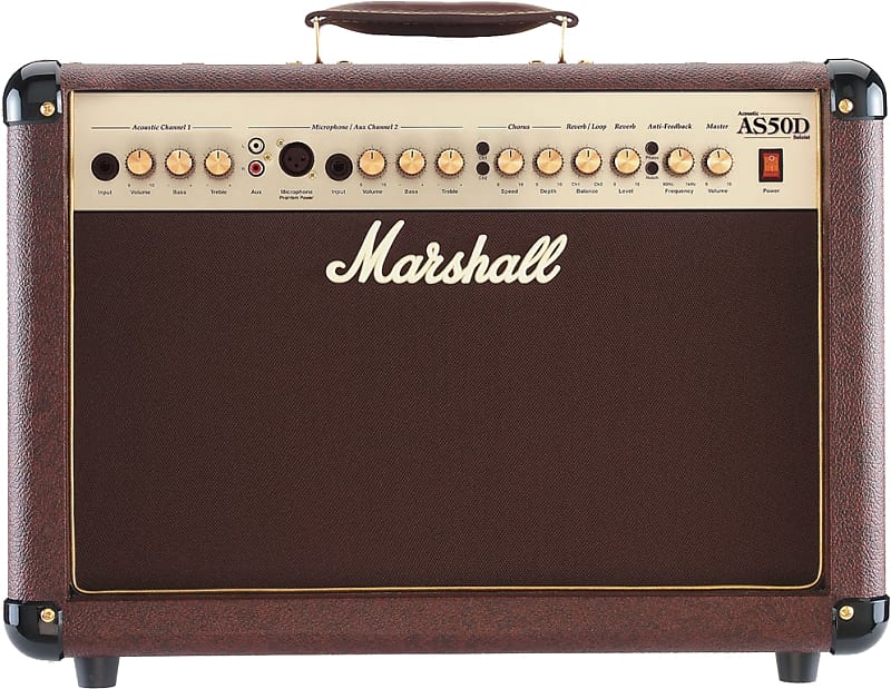 Marshall AS50D 50W Acoustic Soloist Combo Amplifier image 1