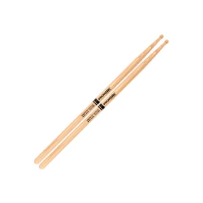 Promark Hickory 718 Finesse Wood Tip drumstick, Single Pair,TX718W image 1