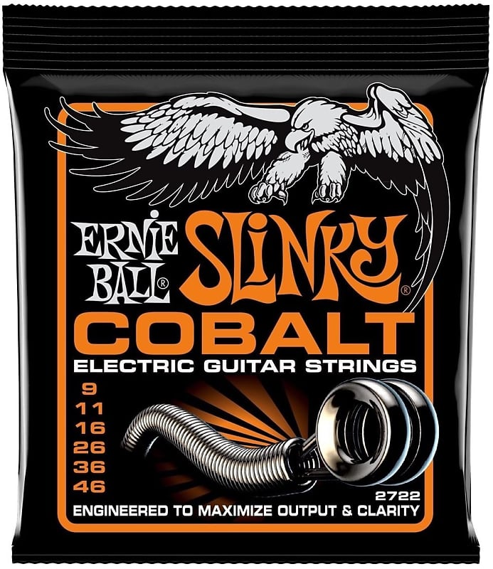 Ernie Ball 2722 Cobalt Hybrid Slinky Electric Guitar Strings image 1