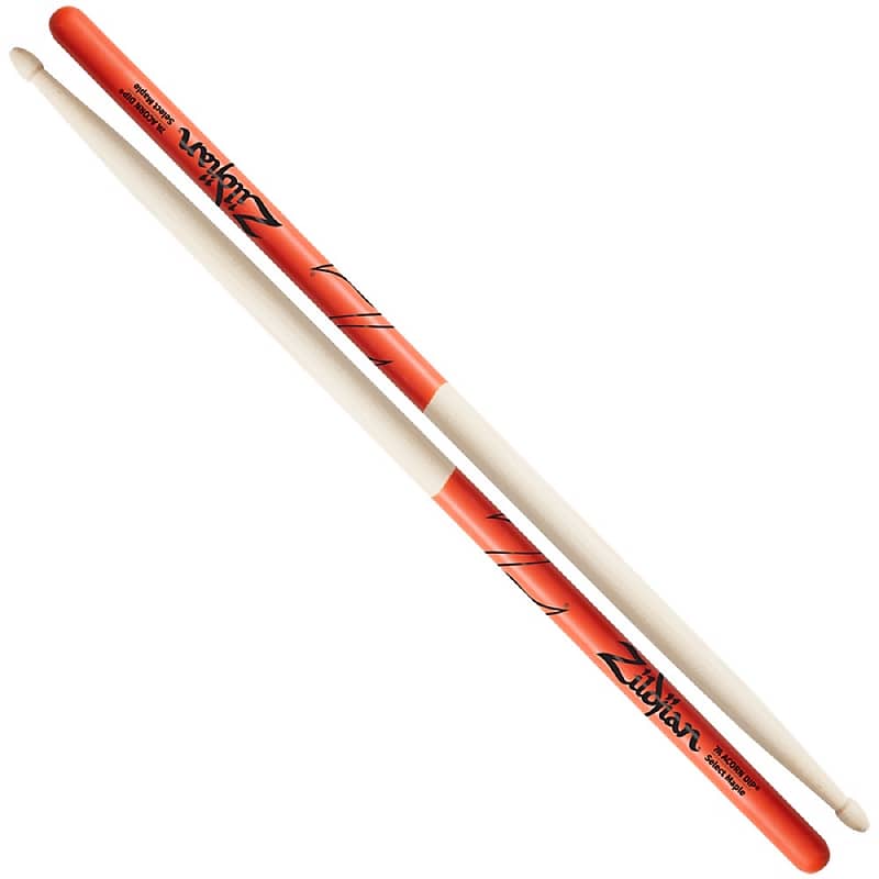 Zildjian 7AACDO Dip Series 7A Acorn Tip Drum Sticks image 1