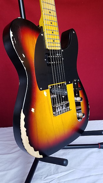 ESP LTD TE-254 Distressed 3-tone Burst Electric Guitar