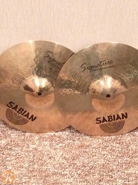 Sabian 13" Signature Dave Garibaldi Jam Master Hi-Hat Cymbals (Bottom) image 1