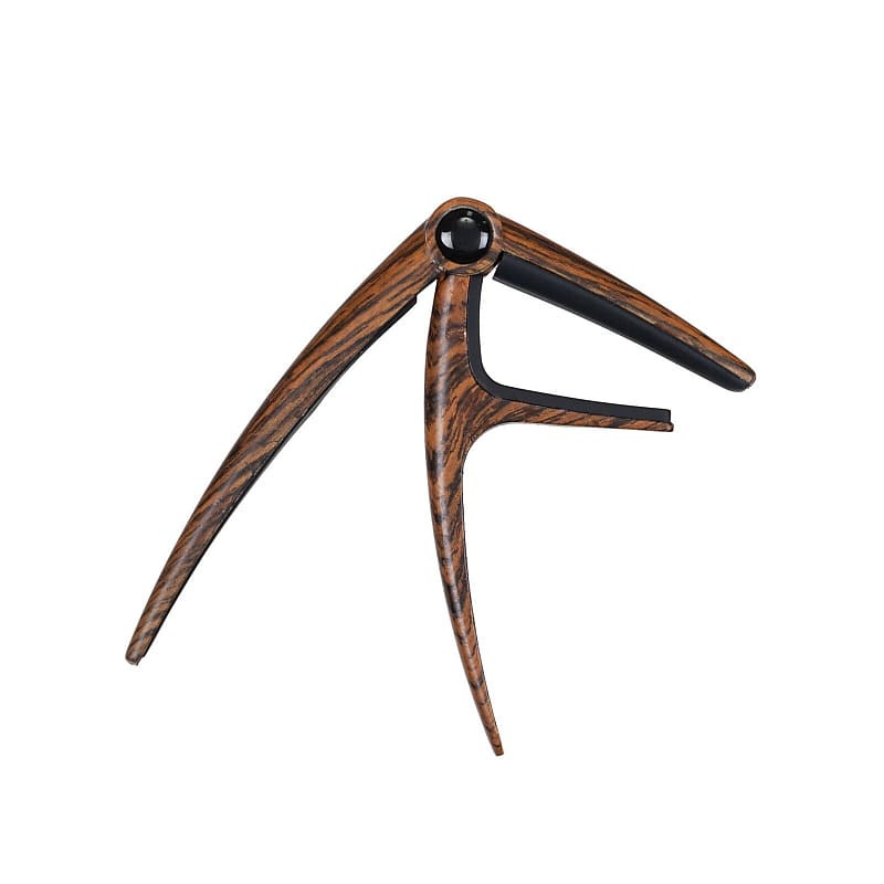 Martinez Deluxe Acoustic Guitar Capo (Mahogany) Reverb