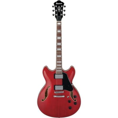 Ibanez Artcore AS73 Electric Guitar, Bound Rosewood Fretboard, Transparent Cherry Red image 1