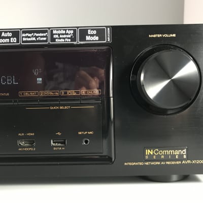 DENON AVR-X1200W 7.2Ch 4K Ultra HD Integrated Network AV Receiver