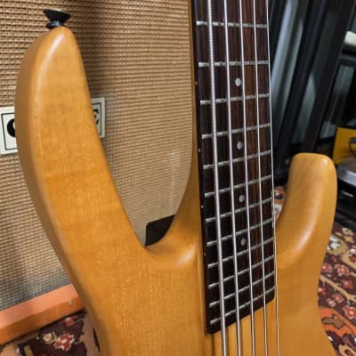 Vintage Hohner Professional B Bass V 5 String Thru Neck Active Guitar image 3