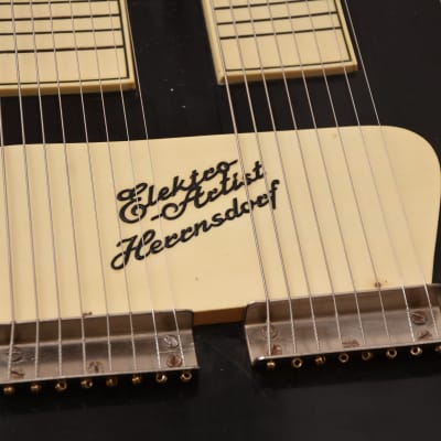 Herrnsdorf Elektro Artist - two neck Lapsteel – 1950s German Vintage Slide / Hawaii Guitar / Gitarre image 5