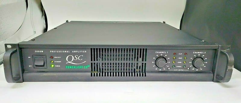 QSC Powerlight PL2.0HV Power Amplifier Amp 1000w per ch. @ 4 ohms