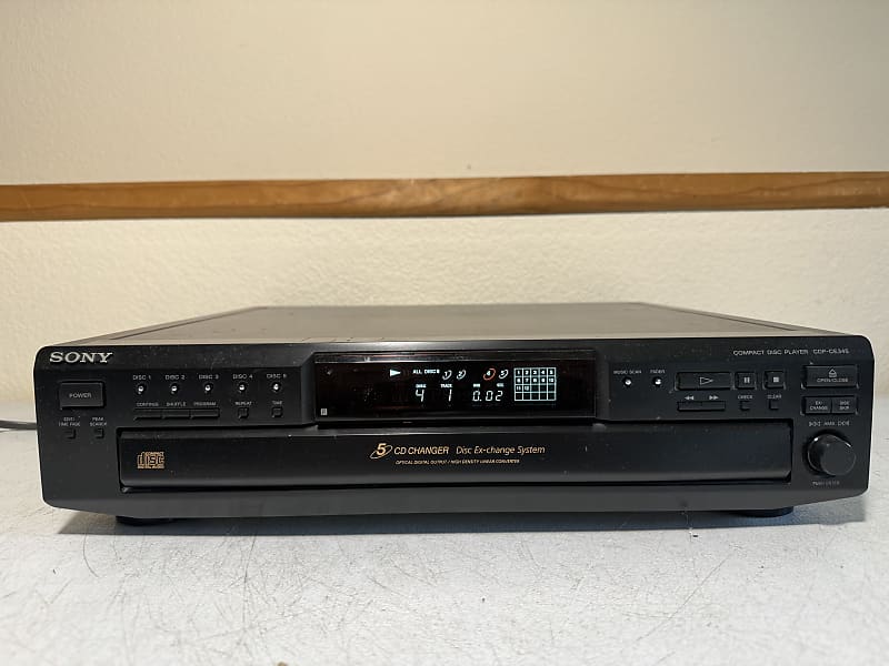 Sony CDP-CE345 CD Changer 5 Compact Disc Player HiFi Stereo | Reverb