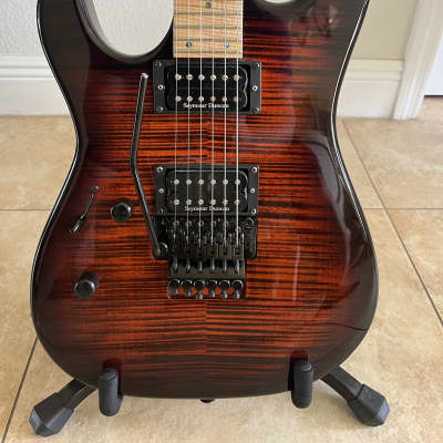LEFTY Carvin ST300 Flamed Top Left Handed Electric Guitar w/ TKL Soft Case + Duncan Pickups image 1