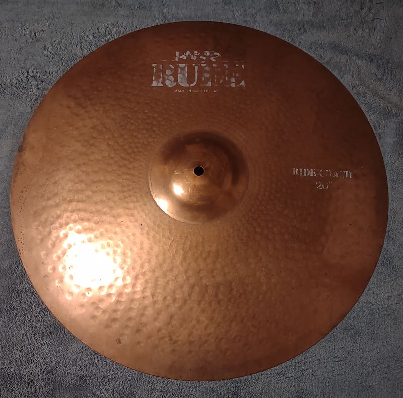 Paiste 20" RUDE Ride/Crash Cymbal 1986 Reverb