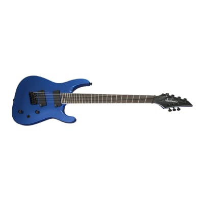 Jackson X Series Soloist Arch Top SLAT7 MS 7-String Electric Guitar with Laurel Fingerboard (Right-Handed, Metallic Blue) image 4