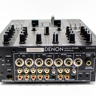 Denon DN-X300 Professional 2-Channel DJ Mixer with Power Supply