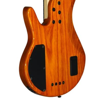 Michael Kelly Guitar Co. Pinnacle 4-String Bass Electric Bass Guitar with Natural Burl Finish image 9