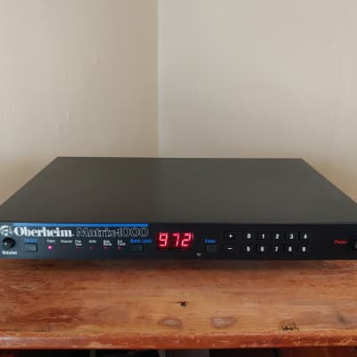 Oberheim Matrix 1000 Rackmount 6-Voice Synthesizer 1987 - Black