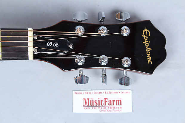 Epiphone DR100VS Dreadnaught Acoustic Guitar in Vintage Sunburst PR100