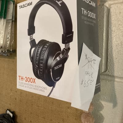 TASCAM TH-300X Studio Headphones 2010s - Black image 1