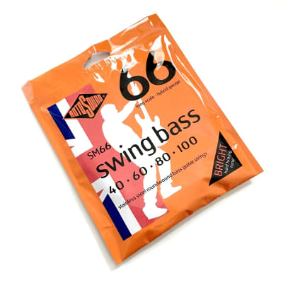 Rotosound SM66 Long Scale - Hybrid Gauge (40-100), Stainless Steel Roundwound Bass Strings image 1