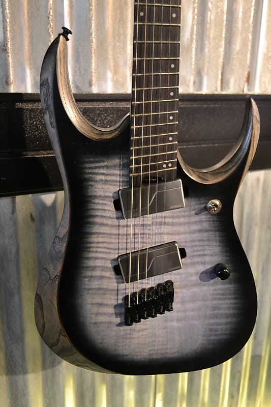 Ibanez RGDIM6FM-CLF Iron Label Double Cutaway HH Fanned-Fret