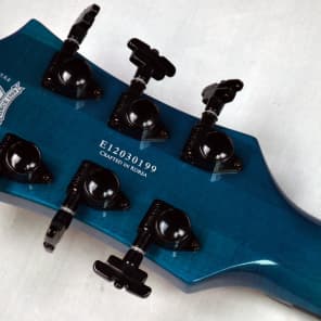 2012 BC Rich Mockingbird ST Electric Guitar, Trans Blue, Floyd