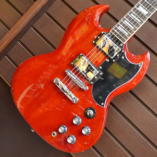 最旬トレンドパンツ SG 60's BSG-61 Blitz style Reverb | from FREESHIP Red Cherry ギター