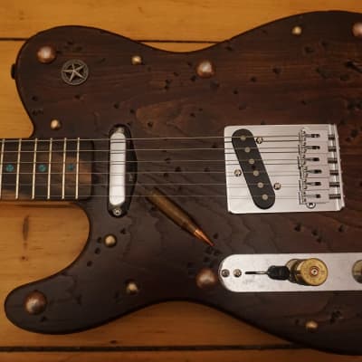 Custom left handed telecaster relic with Fender Custom Shop '51 Nocaster pickups 2023 - Dark Brown for sale