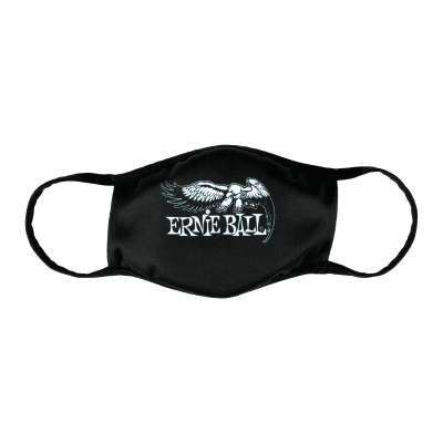 Ernie Ball Reusable FaceMask With White Eagle Logo for sale