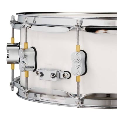PDP Concept Series Maple Snare, 5.5x14, Pearlescent White w/Chrome Hw image 5